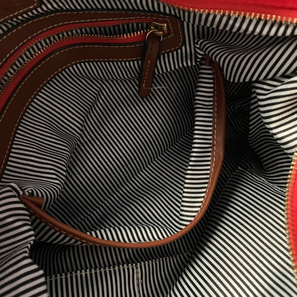 Dooney & Bourke Nylon Red Bag. - Picture 2 of 2